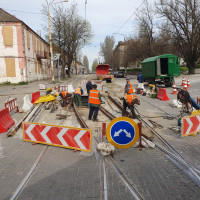 Ремонтні роботи на пл. Транспортній