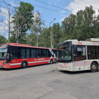 Захист громадського транспорту в Запоріжжі.